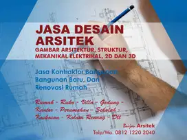JASA DESAIN, GAMBAR JASA ARSITEK bangunan Rumah