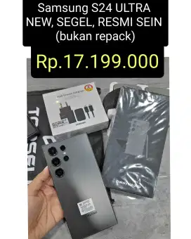 Samsung galaxy S24 ULTRA NEW,SEGEL RESMI SEIN FREE BUDS FE