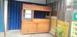 Gerobak kayu mie/bakso 2 tungkuu
