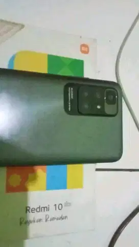 Jual hp redmi 10 ram 6gb no minus fullset