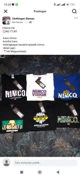 Atasan merk nimco