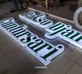 Huruf Timbul Custom Acrilic Dan Stainless
