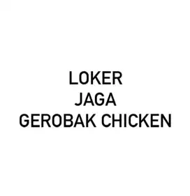 Dibutuhkan Segera!!