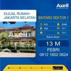 Rumah Bintaro Sektor 1 Jakarta Selatan Dijual