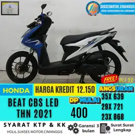 PROMO BEAT CBS LED MURAH BERGARANSI CASH&KREDIT FREE OLI