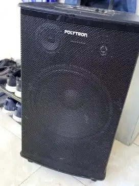 Speker Polytron 15 inc siap pakai beli dari baru