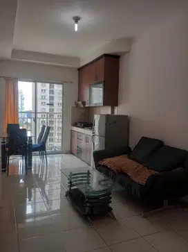 Disewakan Apartemen Mediterania Garden 2, 2BR Furnished Luas 42m2
