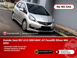 [KM 25RB] Honda Jazz RS 1.5 E GE8 MMC AT Facelift Silver 2013/2014
