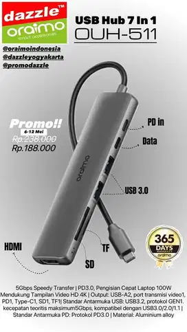 USB Hub Oraimo OUH-511