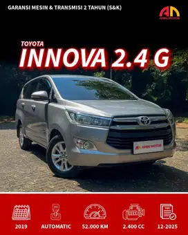 (KM 52rb) Toyota Innova G 2.4 A/T 2019 Kijang Diesel