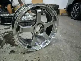 Velg Advan Racing R17 Thailand Original 4 Pcs PCD 5x100 Altis Sienta