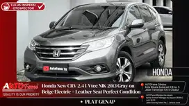 Honda New CRV 2.4 I-Vtec NIK 2013 Gray on Beige Electric + Leather Sea