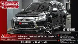 Mitsubishi Pajero Sport Dakar 4x2 AT NIK 2019 Tgn 1 Dr Br Black On Bla