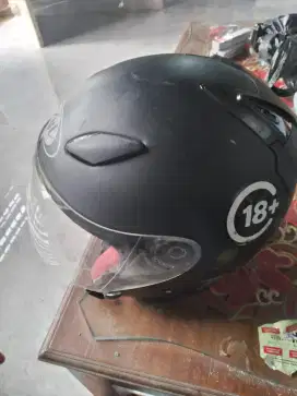 HELM KYT DJ MARU BLACK DOFF