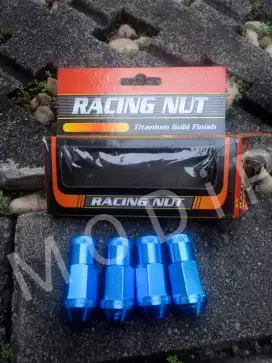 lugnut racing nut mur roda racing titanium asli original 1 packs isi 4