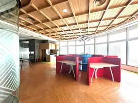 Sewa Kantor Semi Furnish 273 m2 di Menara Astra Sudirman, Hrg Nego