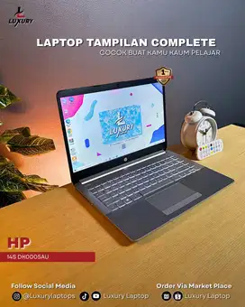 LAPTOP HP 14S DK0005AU SLIM CORE AMD A4 SSD RAM BACKLIGHT SECOND