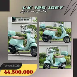 Piaggio Vespa Lx Iget Batik Series 150 Th 2023 WARNA HIJAU LIKE NEW