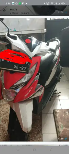 Di jual motor beat Spiderman tahun 2017, pajak Depok