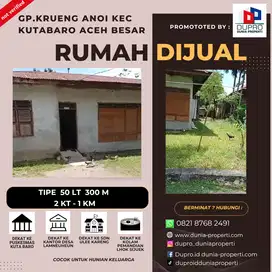 Rumah & Lahan Luas di Krueng Anoi – Lokasi Strategis, Harga Bersahabat