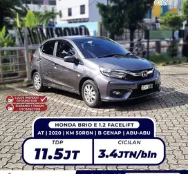 [ BERGARANSI 5TH CASHBACK 7JT ] BRIO E FACELIFT MATIC 2020 (HOBIMOBIL)
