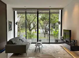 Modern semi-furnished Quantum Serenia Hills, view taman & extra lahan