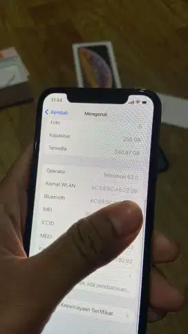 Iphone XS 256gb fullset inter all op