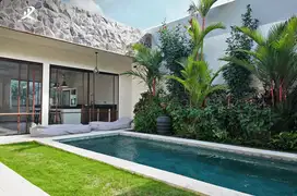 Modern 3-Bedroom Villa with Ricefield View in Prime Umalas