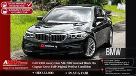 BMW G30 530i Luxury Line NIK 2018 Sunroof Black On Cognac Gress Full O