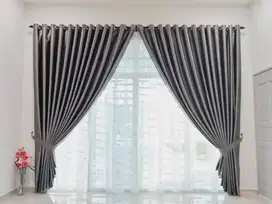 Cod Gorden Blackout Sekat Klinik Hordeng Pintu Gordyn Vitrase