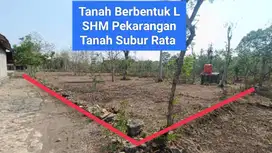 Jual Tanah Pekarangan murah di Ngawis Karangmojo Gunung Kidul