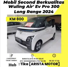Wuling Air EV Pro 300 Long Range 2024 Low KM800 W/1
