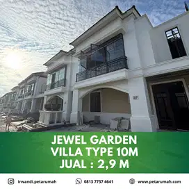 Villa lebar 10m komplek Jewel Garden kota medan