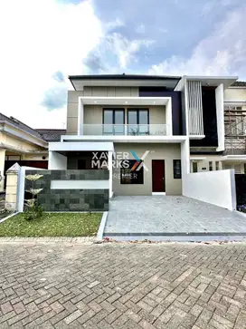 Rumah baru modern minimalis mewah siap huni araya malang
