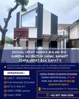 DIJUAL BU (BUTUH UANG) BANGET HANYA BULAN INI
