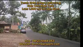 Tanah Jl Raya Jatibarang Sblh Kopi Tjarik Mijen Semarang Barat
