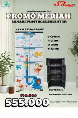 Berbagai macam lemari bubble star termurah di jogja(sa)