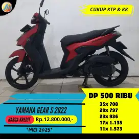 JUAL CEPAT YAMAHA GEAR S 2022 CASH/KREDIT BERGARANSI FREE SERVIS