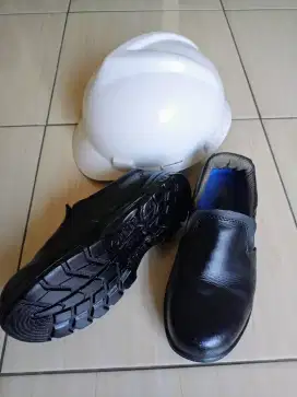 Sepatu Safety merk KENT dan Safety Helmet