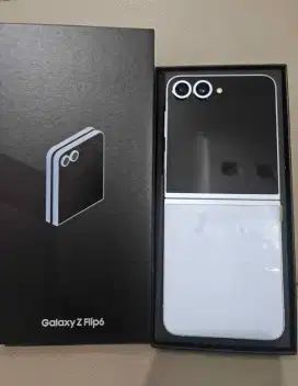 Samsung Z flip 6 256gb blue supermulus  body masih plastikan