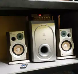 Speker + amplifier philips