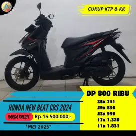 HONDA NEW BEAT CBS 2024 KREDIT MURAH DP 800RIBU ANGSURAN SANGAT RINGAN