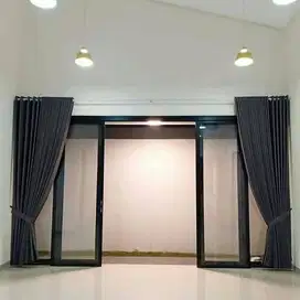 Menerima Gorden Jendela Minimalis Tirai Gordyn Blackout Hordeng Custom