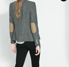 Blazer Zara Basic elbow patch