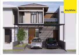 Dijual Rumah 2 lantai di Mocca Vrbana Dian Istana Surabaya Barat