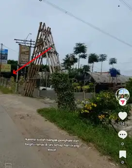 disewakan Tanah Komersil Pinggir Jalan Raya Legok Cocok Tuk Resto /gor