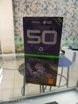 Infinix note 50 pro 8+8/256gb baru garansi resmi bisa TT Kredit