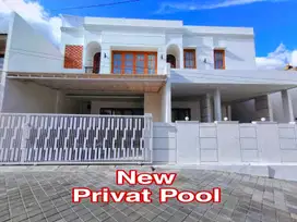 Rumah Kolam Renang Full Furnished Palagan Dekat Jalan Magelang
