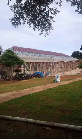 Bongkar pasang atap baja ringan & plafon pvc terpasang