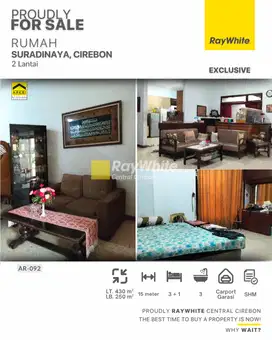 Jual Rumah 2 Lantai SHM di Pusat Kota Cirebon